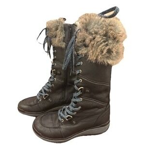 Merrell Women's Snowcreek Tall‎ Polar Insulated Black Waterproof Boot Size 6,5